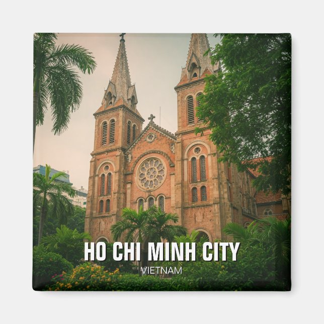 Íman Catedral de Notre Dame de Cidade de Ho Chi Minh (Frente)