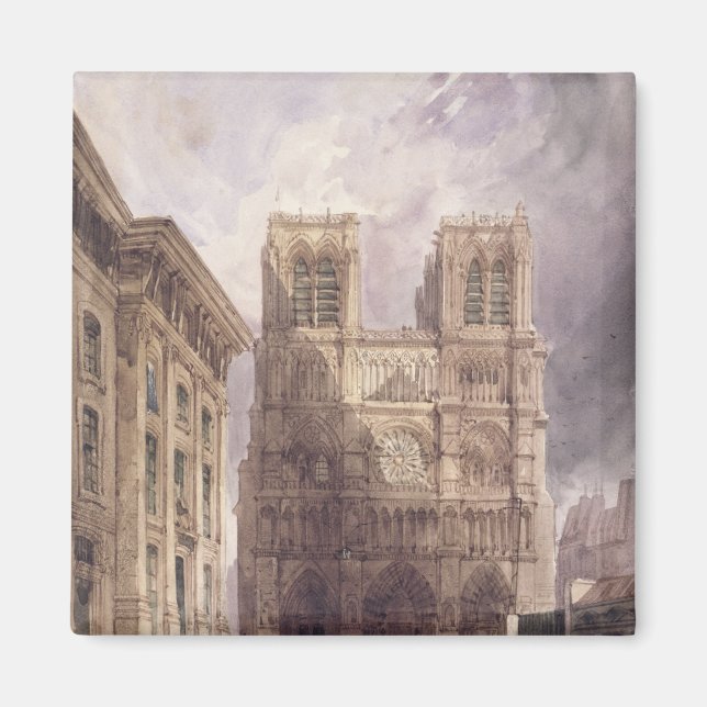 Íman Catedral de Notre Dame, Paris, 1836 (Frente)