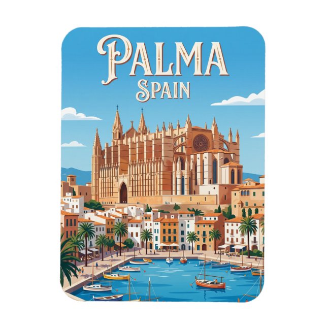 Íman Catedral de Palma Espanha (Vertical)
