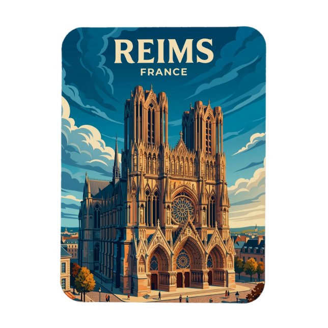 Íman Catedral de Reims França (Vertical)
