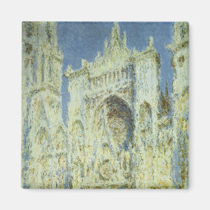Íman Catedral de Rouen West Facade Sunlight, Claude Mon