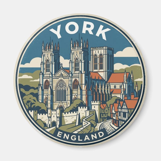 Íman Catedral de York Inglaterra (Frente)