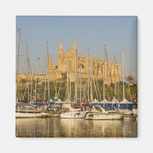 Íman Catedral e marina, Palma, Mallorca, Espanha 2