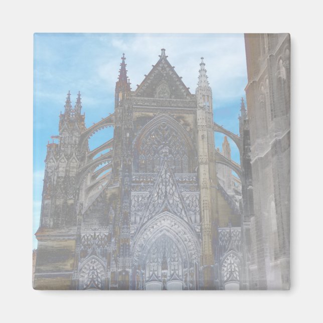 Íman Catedral Francesa de Arquitetura (Frente)