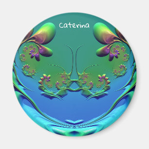 Íman CATERINA ~ Rosa de Miniatura Personalizada ~