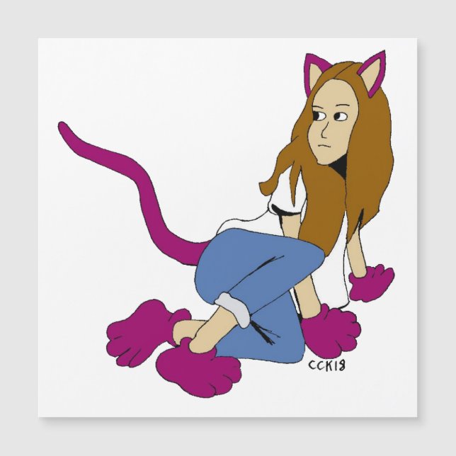 íman catgirl (Frente)
