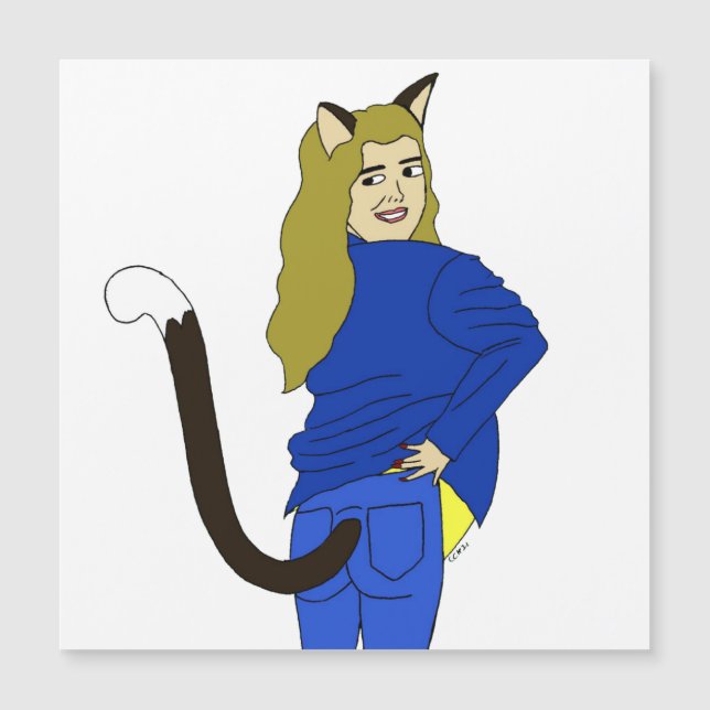 íman catgirl (Frente)