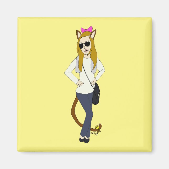 íman catgirl (Frente)