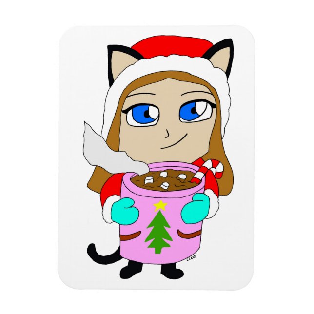 Íman catgirl chibi (Vertical)