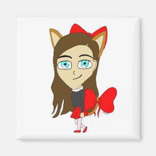 Íman catgirl chibi