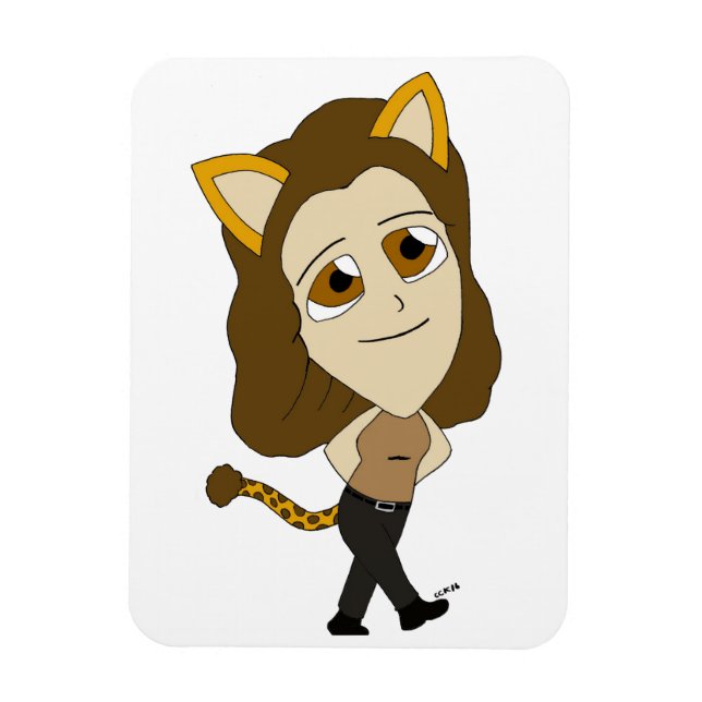 Íman catgirl chibi (Vertical)