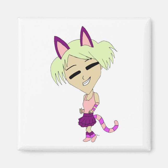 Íman catgirl chibi (Frente)