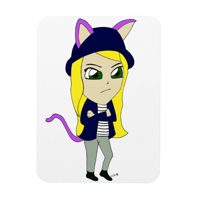 Íman catgirl chibi (Vertical)