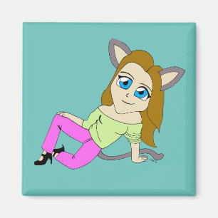 Íman catgirl chibi