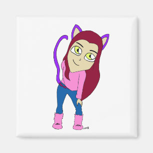 Íman catgirl chibi  