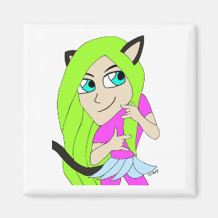 Íman catgirl chibi
