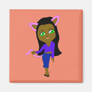 Íman catgirl chibi