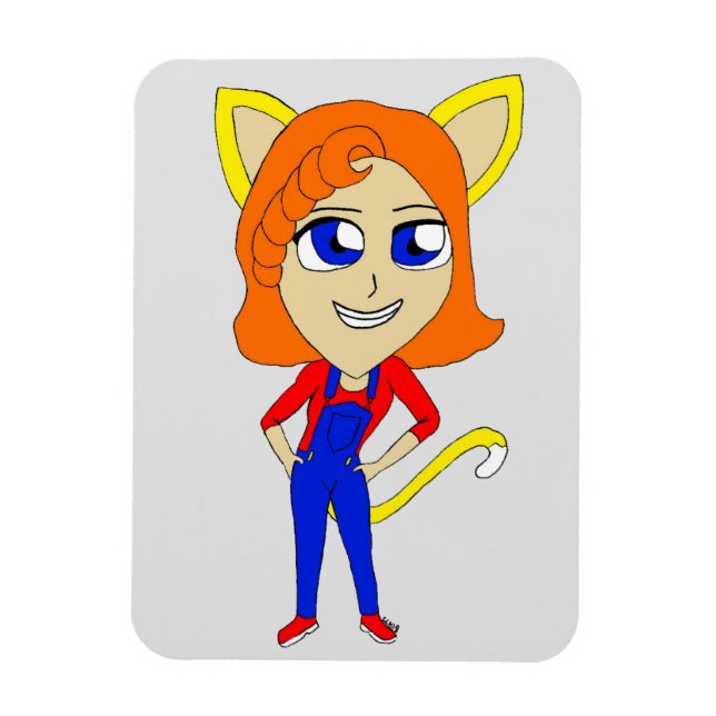Íman catgirl chibi (Vertical)