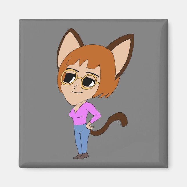 Íman catgirl chibi (Frente)