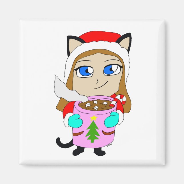 Íman catgirl chibi (Frente)