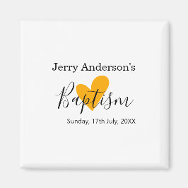 Íman Catholic baptism kids modern simple QR minimal