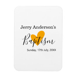 Íman Catholic baptism kids modern simple QR minimal