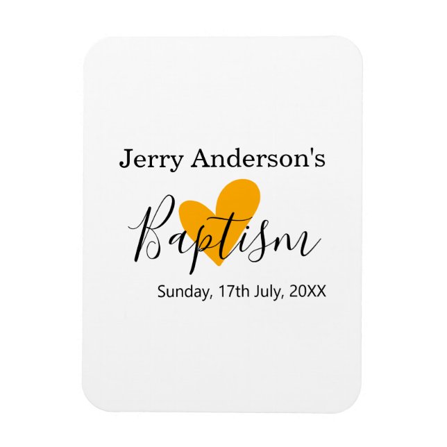 Íman Catholic baptism kids modern simple QR minimal (Vertical)