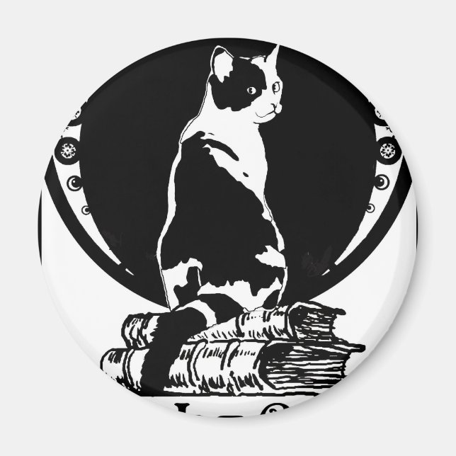 Íman Cats, life is Books sweet Kopie_vectorized (Frente)