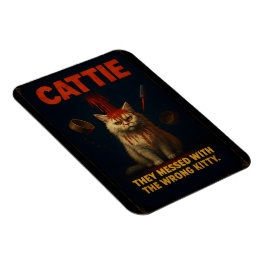 Íman CATTIE – Paródia Divertida de Terror Felino