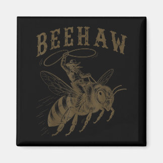 Íman Caubói Beehaw Ocidental Trocadilho Engraçado Apicu