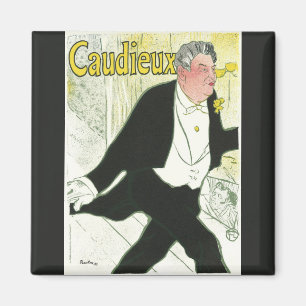 Íman Caudieux por Toulouse Lautrec, Vintage Art Nouveau