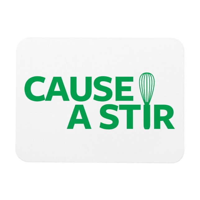 Íman Causa uma agitação (Horizontal)