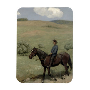 Íman Cavaleiro em uma paisagem, 1894 (óleo a bordo)