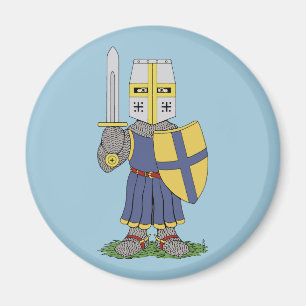 Íman Cavaleiro medieval bonito