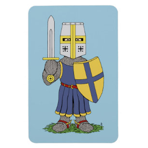 Íman Cavaleiro medieval bonito