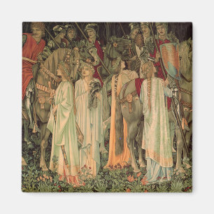 Íman Cavaleiros medievais da Mesa redonda