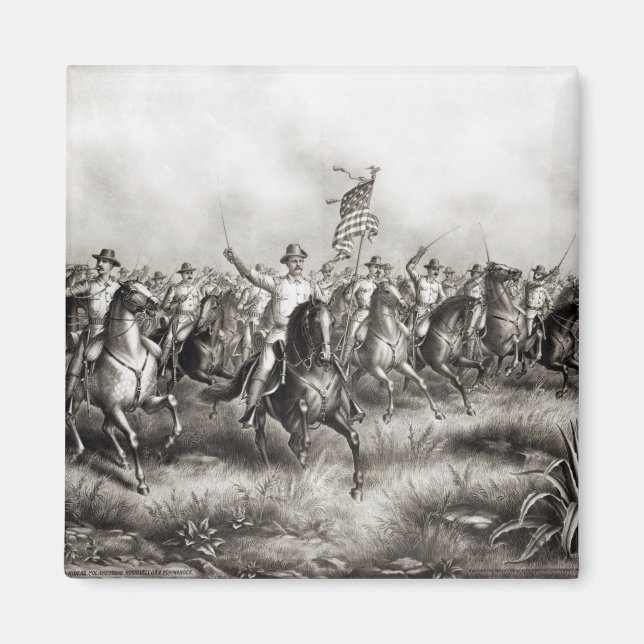 Íman Cavaleiros Rough: Coronel Theodore Roosevelt (Frente)