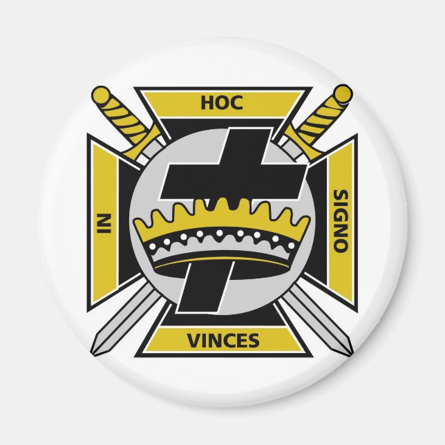 Íman Cavaleiros Templários (Frente)