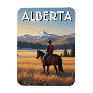 Íman Cavalgada em Alberta no Canadá