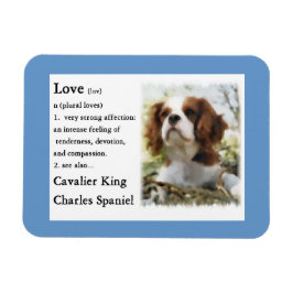 Íman Cavalier King Charles Spaniel Art Love Is