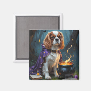 Íman Cavalier King Charles Spaniel Caprichoso Halloween