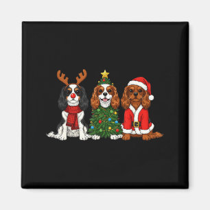 Íman Cavalier King Charles Spaniel Natalino Papai Noel
