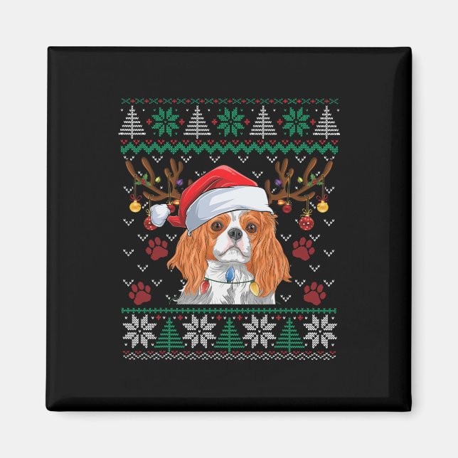 Íman Cavalier King Charles Spaniel Papais noeis Ugly Sw (Frente)