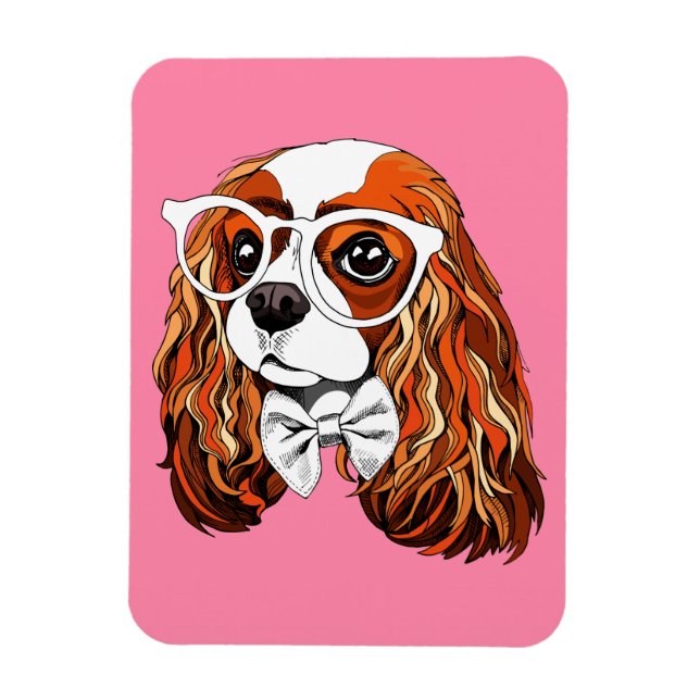 Íman Cavalier King Charles Spaniel Portrait (Vertical)