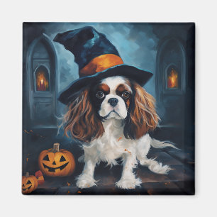 Íman Cavalier King Pumpkins Halloween Scary