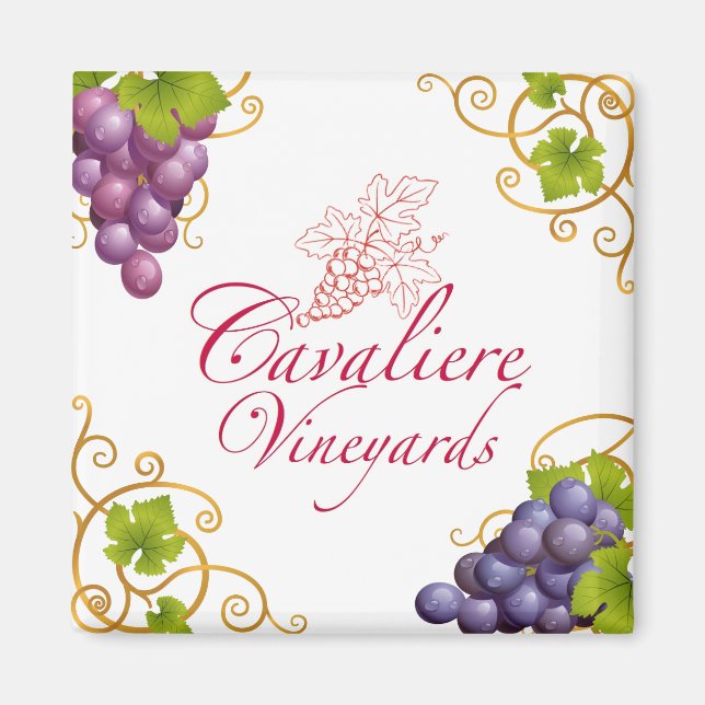Íman Cavaliere Vineyards Magnet (Frente)