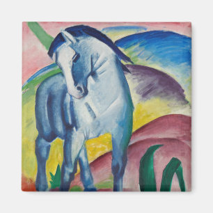 Íman Cavalo Azul de Franz Marc, Vintage Fine Art