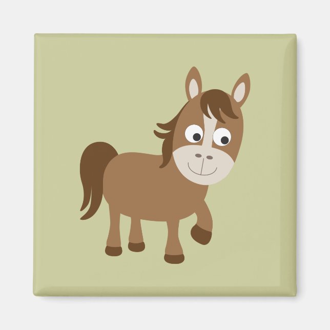 Íman Cavalo Castanho (Frente)