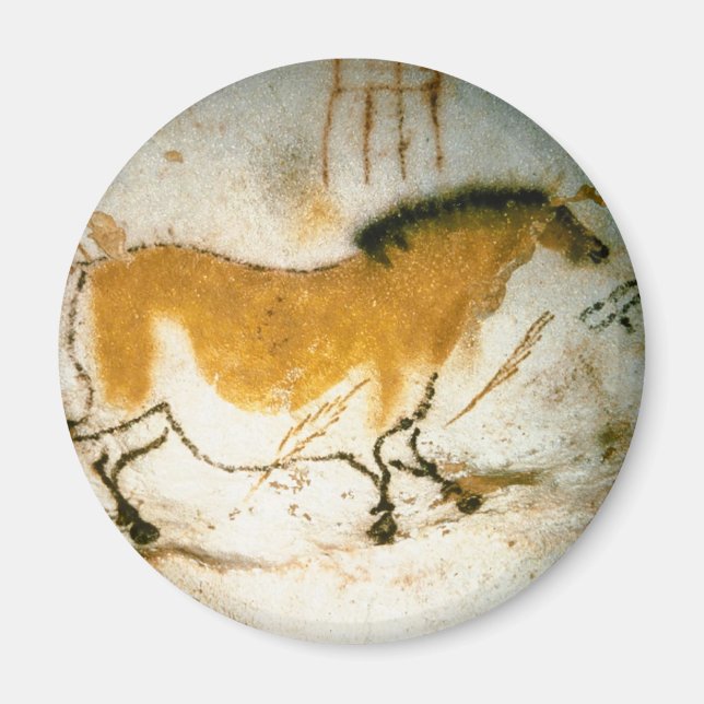 Íman Cavalo Chinês,Pinturas Rupestres da Caverna de Las (Frente)