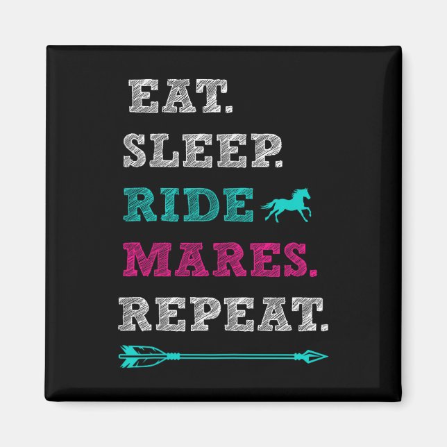 Íman Cavalo da Lua - Coma Mares Repe (Frente)